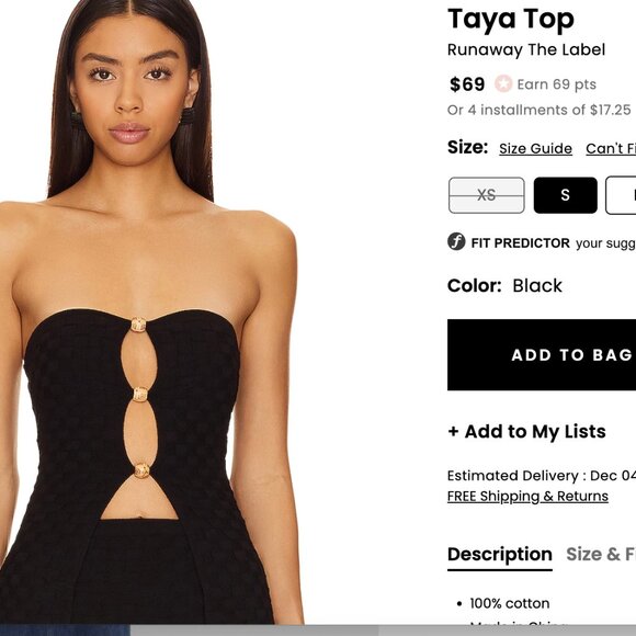 Revolve Runaway the Label Tanya Top - Picture 3 of 3